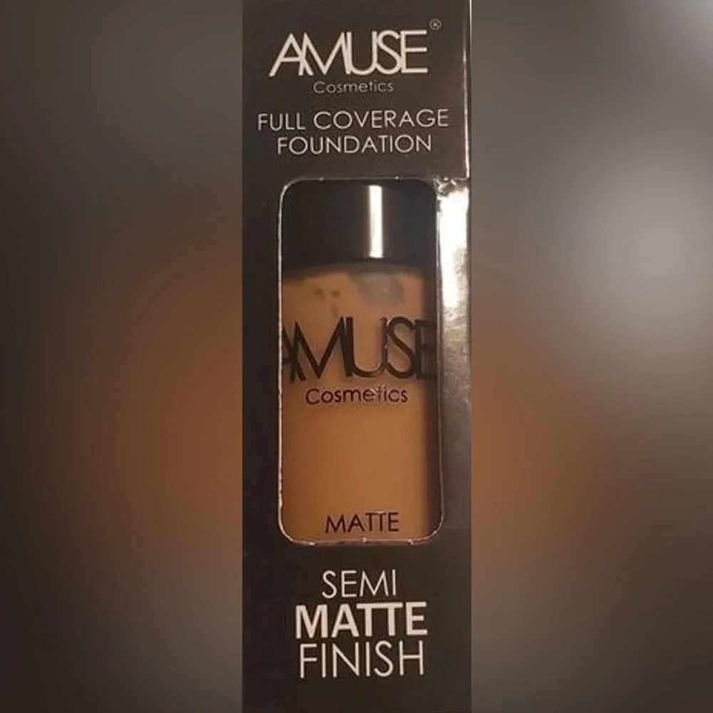 Amuse Full Coverage Foundation Cocoa Semi-Matte Finish 1.78oz Cruelty-Free (2)